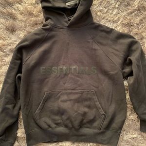 Black on Black Essentials Hoodie Fear of God